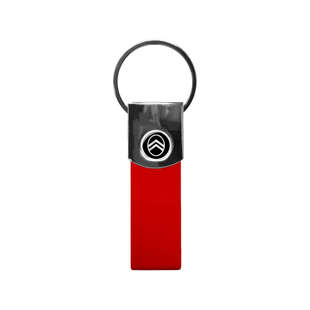 Accessorio Citroen Portachiavi Rosso - Nuovo Logo Nero | Trend 2024