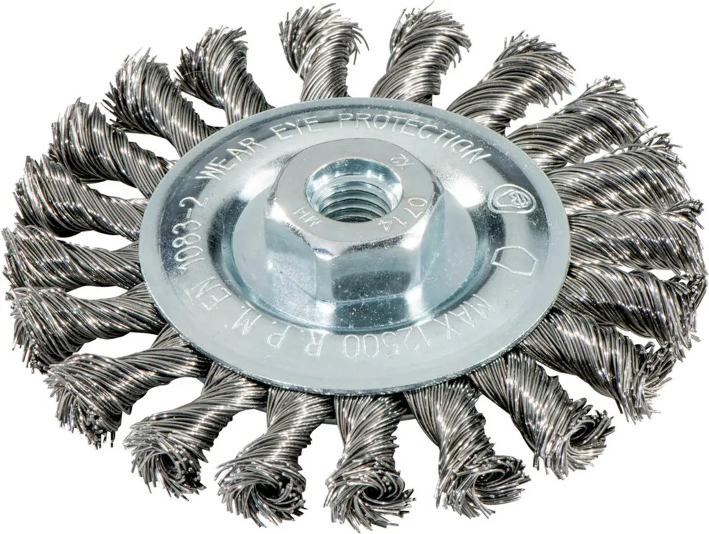 Brosse pour Décaper la Rouille et Nettoyer les Soudures Metabo 115 mm M14
