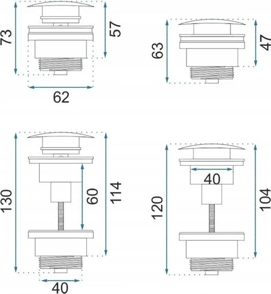 Bouchon de Lavabo REA Titanium : Stop aux Fuites et au Calcaire - 4