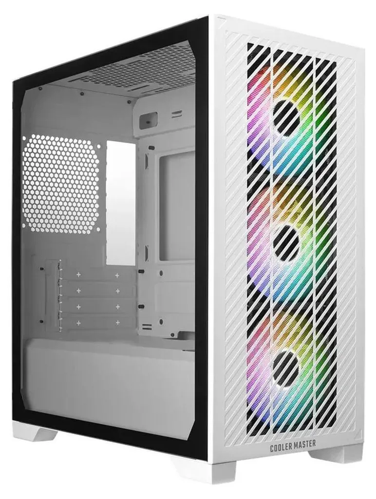 Boîtier PC Gamer Cooler Master Elite 301 Blanc à flux d'air élevé