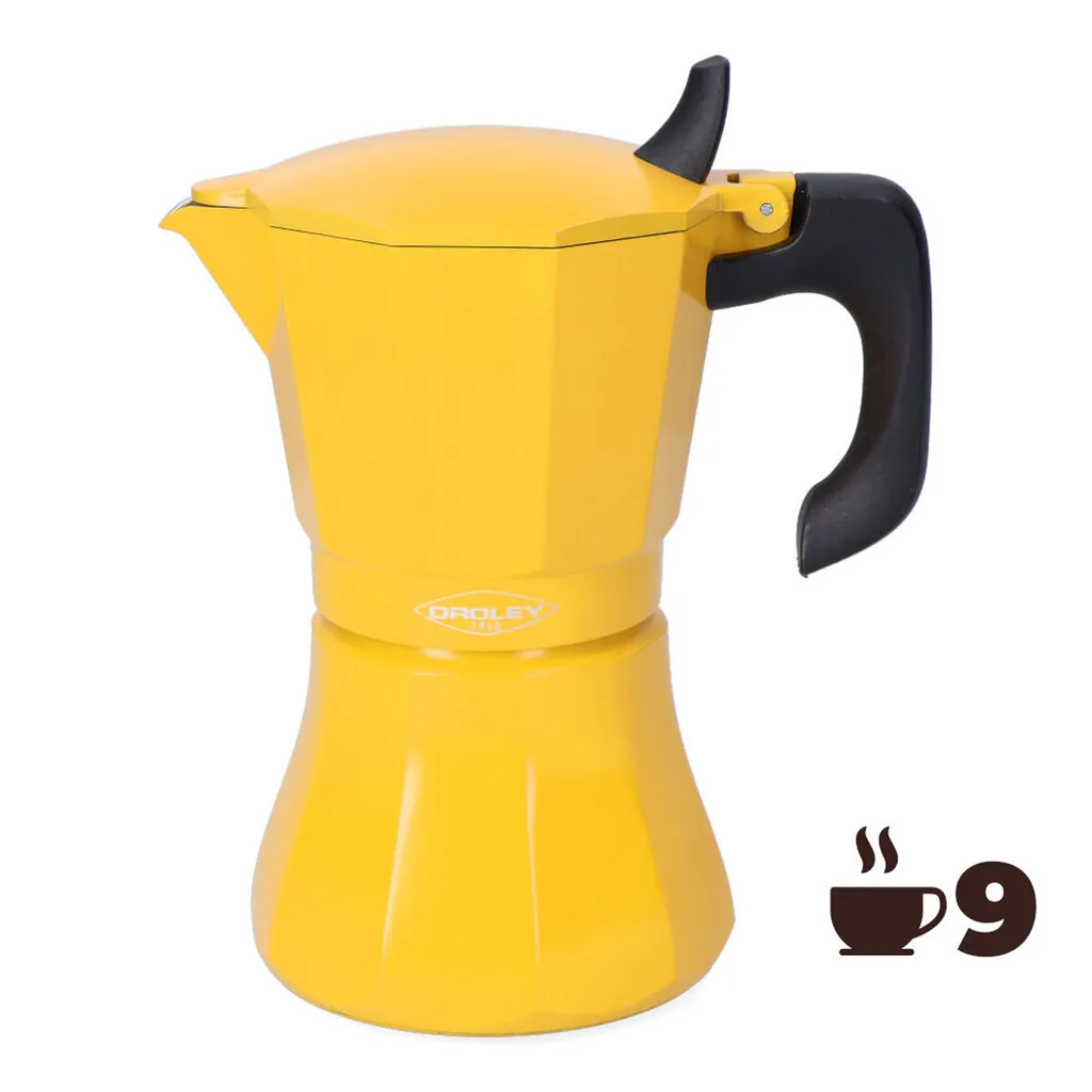 Préparez 9 Cafés avec la Cafetière Italienne Petra Oroley en Aluminium
