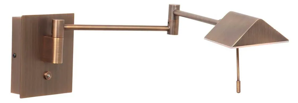 Applique murale Retina Steinhauer 3402BR LED bronze pour tête de lit