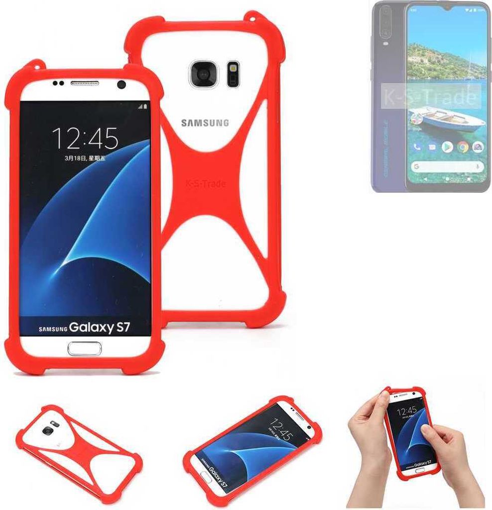 K-S-Trade Handy-Hülle kompatibel mit General Mobile Gm 10 Schutz-Hülle Bumper Silikon Schutz Hülle Cover Case Silikoncase Silikonbumper TPU