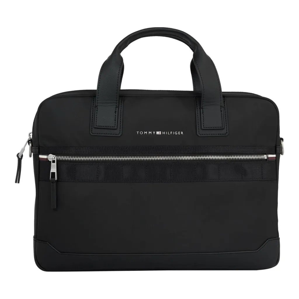 Sac Tommy Hilfiger Th Elevated Nylon Computer Bag AM0AM11574BDS Noir