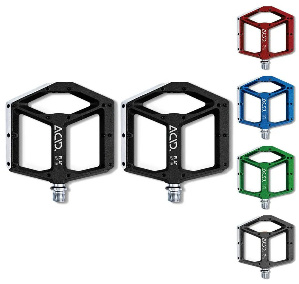 Acid Flat A2-ib Pédales Argent One Size pour VTT et Vélos de Trekking