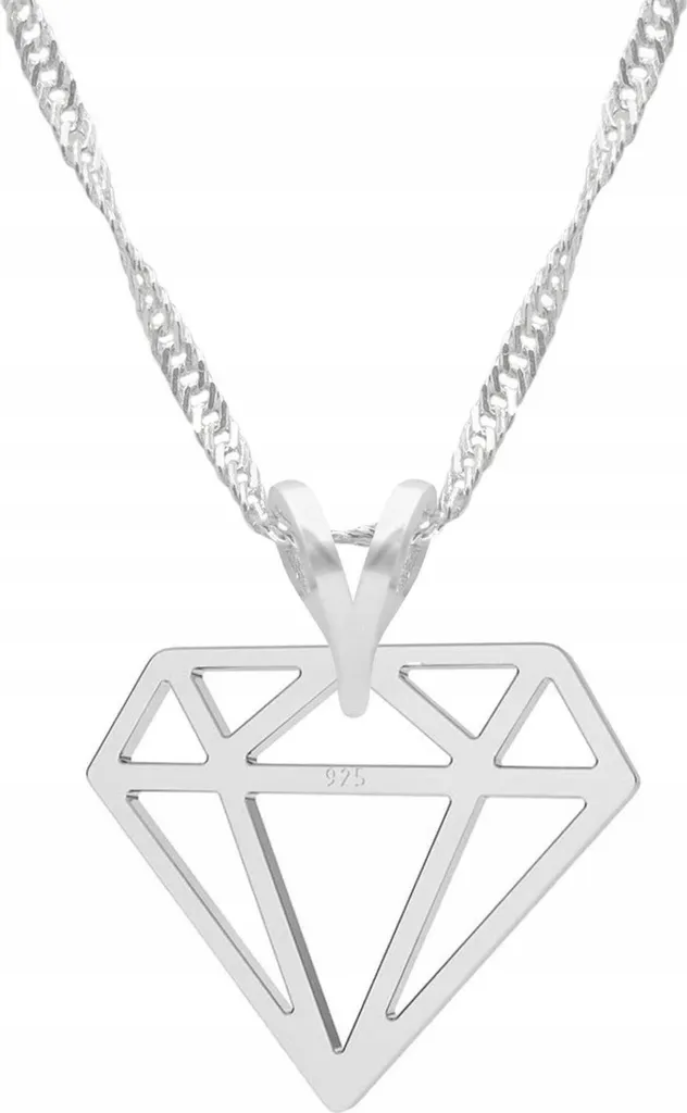 Collana Argento 925 Sterling Elegante - Scatola Regalo per Lei