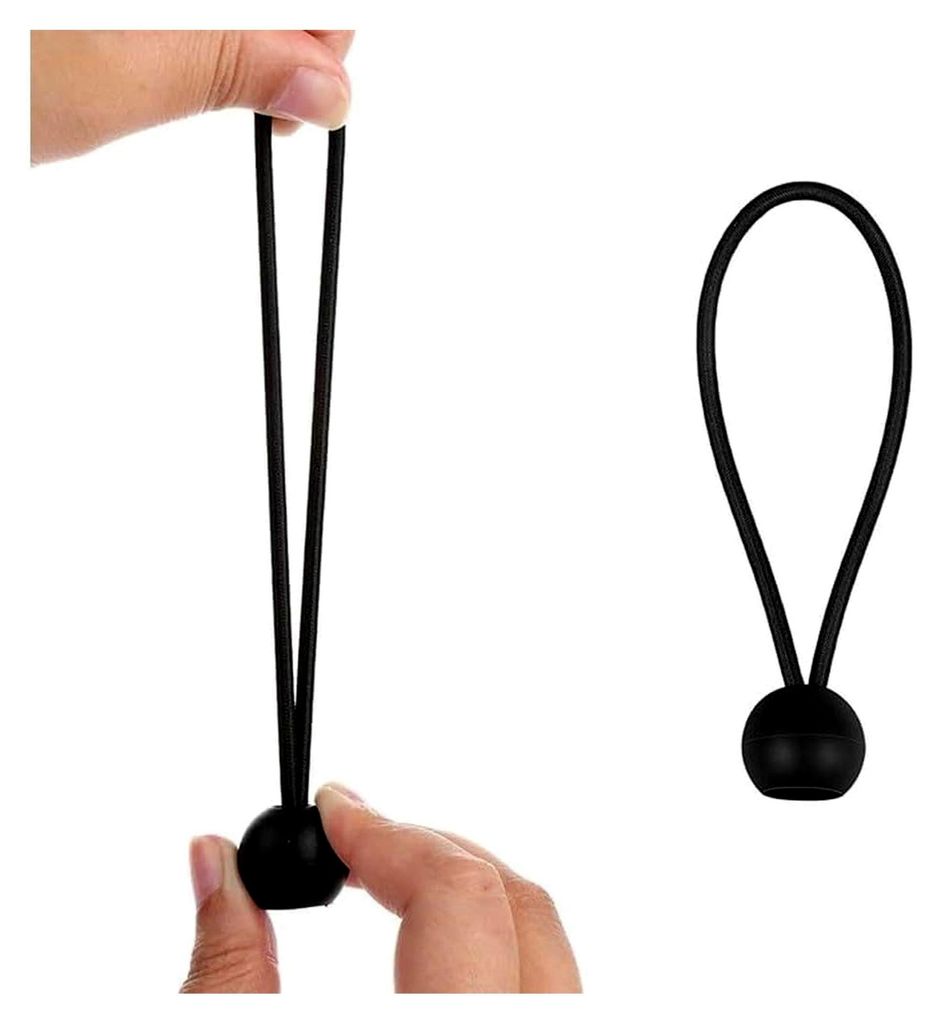 30 Stück strapazierfähige Gummi-Bungee-Schnurspanner mit Kugel für die Lagerung im Freien, Camping, Zelte und Planen, 10/15/20 cm