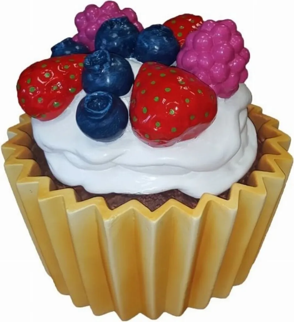 Décoration vitrine pâtisserie cupcake 33cm figurine publicitaire