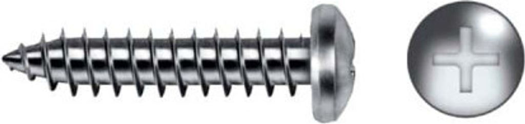 Schraubenkasten CELO 4,8 x 25 mm 25 mm Blechschraube 250 Stück Verzinkt