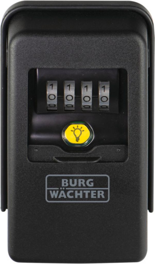 BURG-WÄCHTER Key Safe 60 L SB, Zink, Schwarz, Code, 136 x Produktbild 