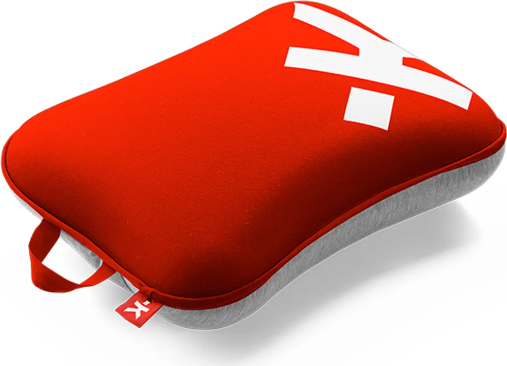 Coussin de voyage Skross Mini Pillow rouge - Repose-tête ergonomique