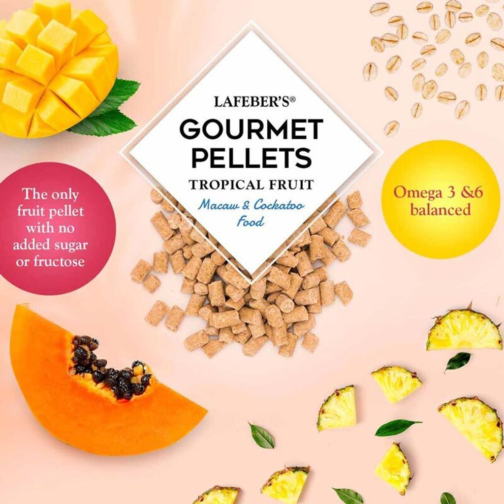 Lafeber Gourmet Pelety - Tropické ovocie - Makak a kakadu - Obrázok produktu 3