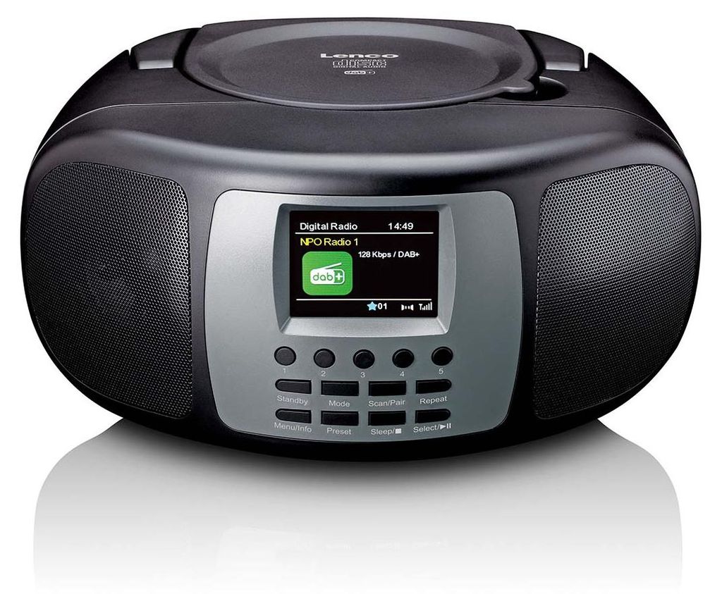 Lenco SCD-860BK - Tragbares DAB+/FM-Radio mit Bluetooth®, Produktbild 