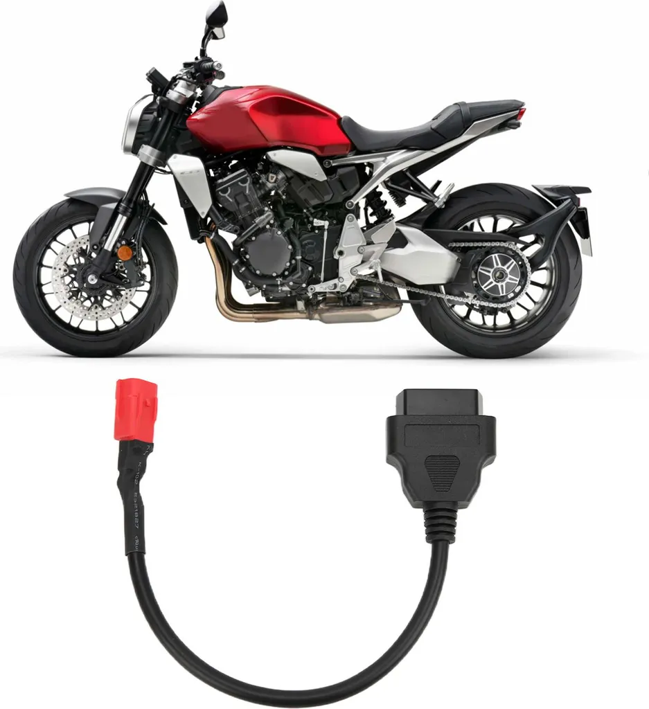 Connettore cavo OBD professionale, adattatore da 16 poli a 6 poli per scanner diagnostico per motociclette