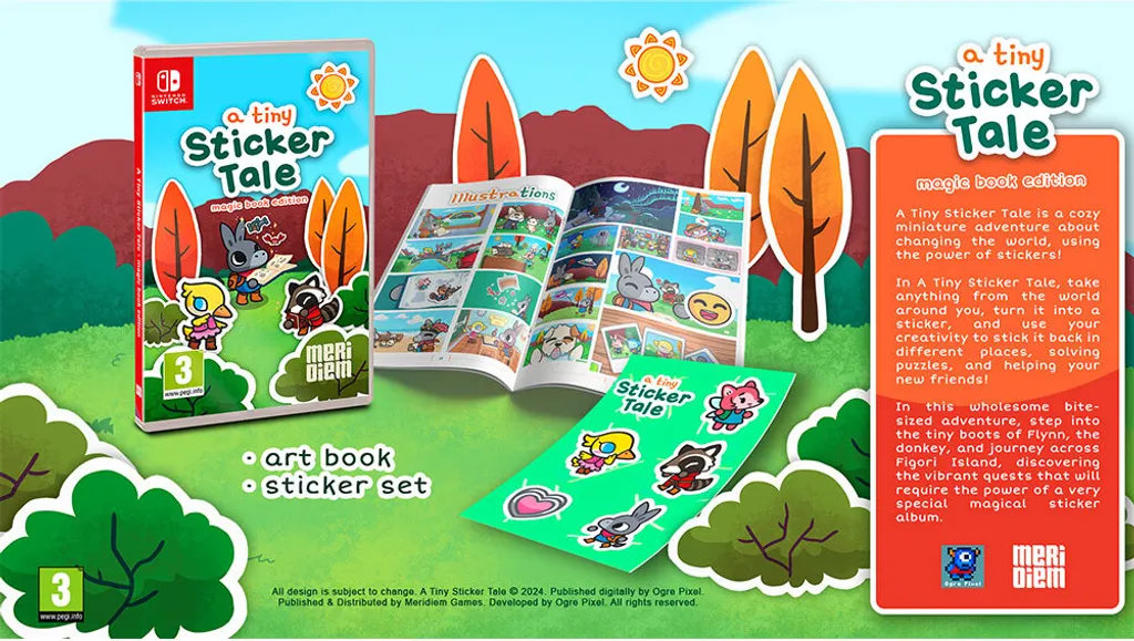 A Tiny Sticker Tale Magic Book Edition Switch avec Stickers Magiques - 3