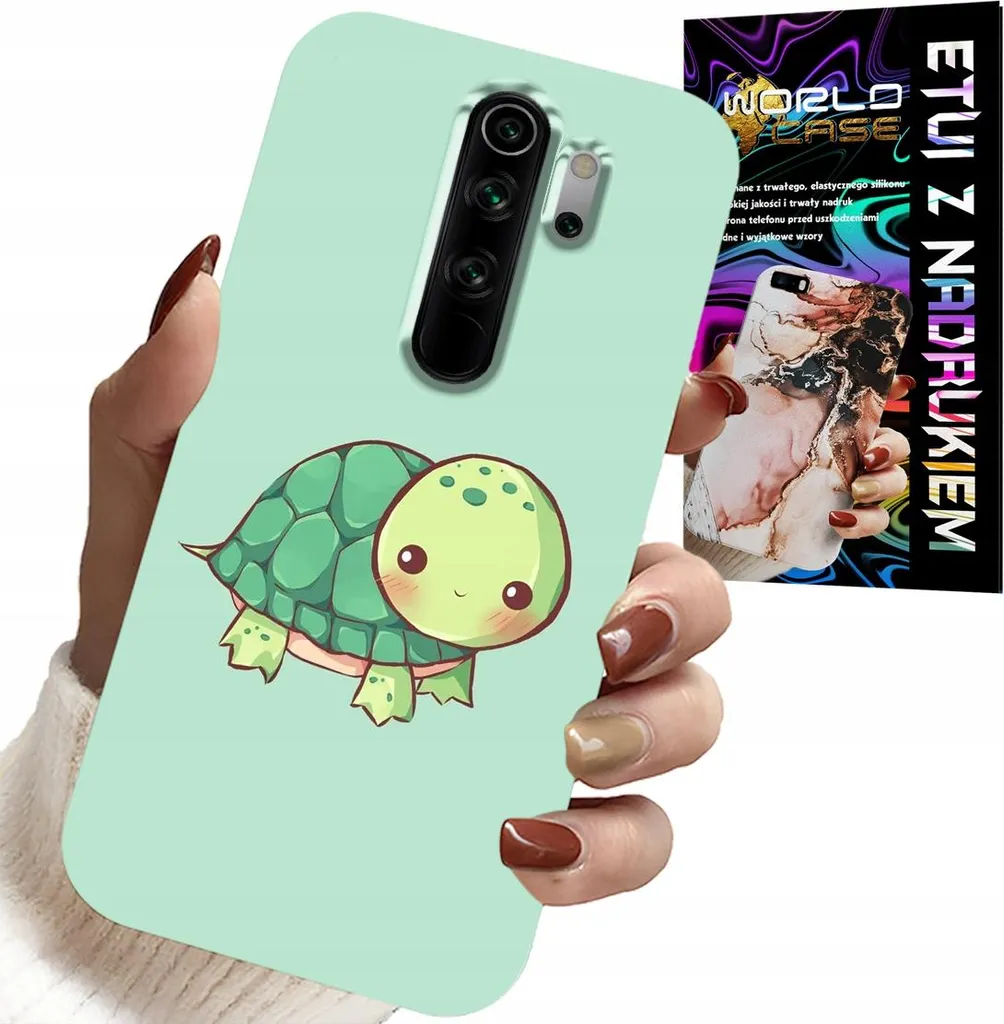 Kit Protezione Xiaomi Note 8 Pro: Cover Tartarughe + Vetro Anti-Urto