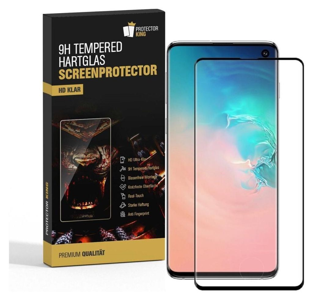 2x 9H Hartglas für Samsung Galaxy S10 FULL CURVED Produktbild 