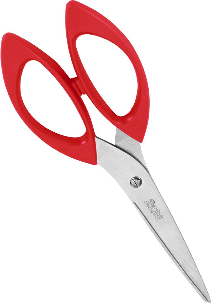 Metaltex 241921029 Chromotherapy Flippy Scissors 21 cm-Red-