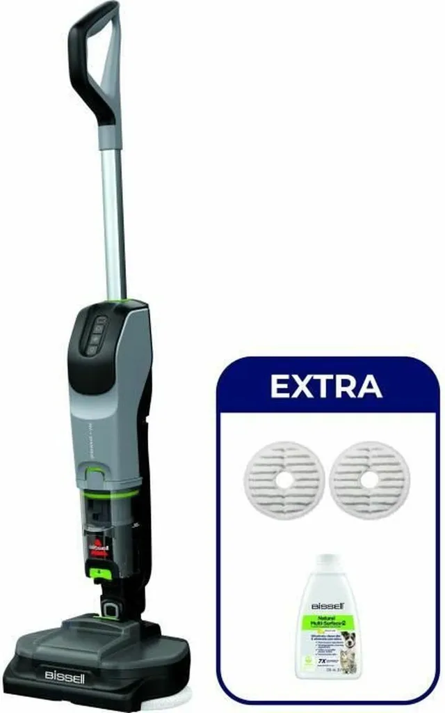 Nettoyeur de sol 3 en 1 BISSELL SpinWave + Vac Pet Select Batterie 25.9V