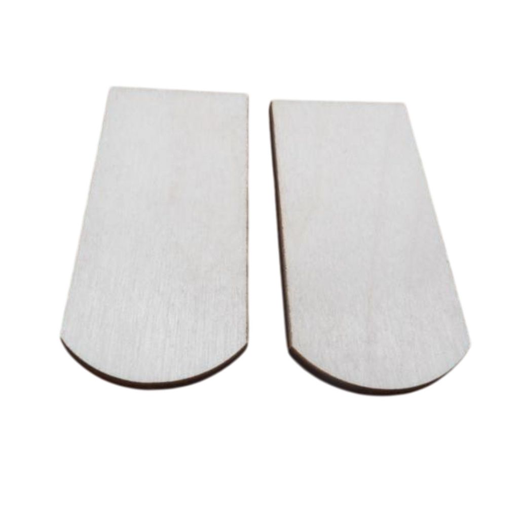 25 Stück Holzschindeln Biberschwanz B 32,3 mm x L 70 mm x 4 mm