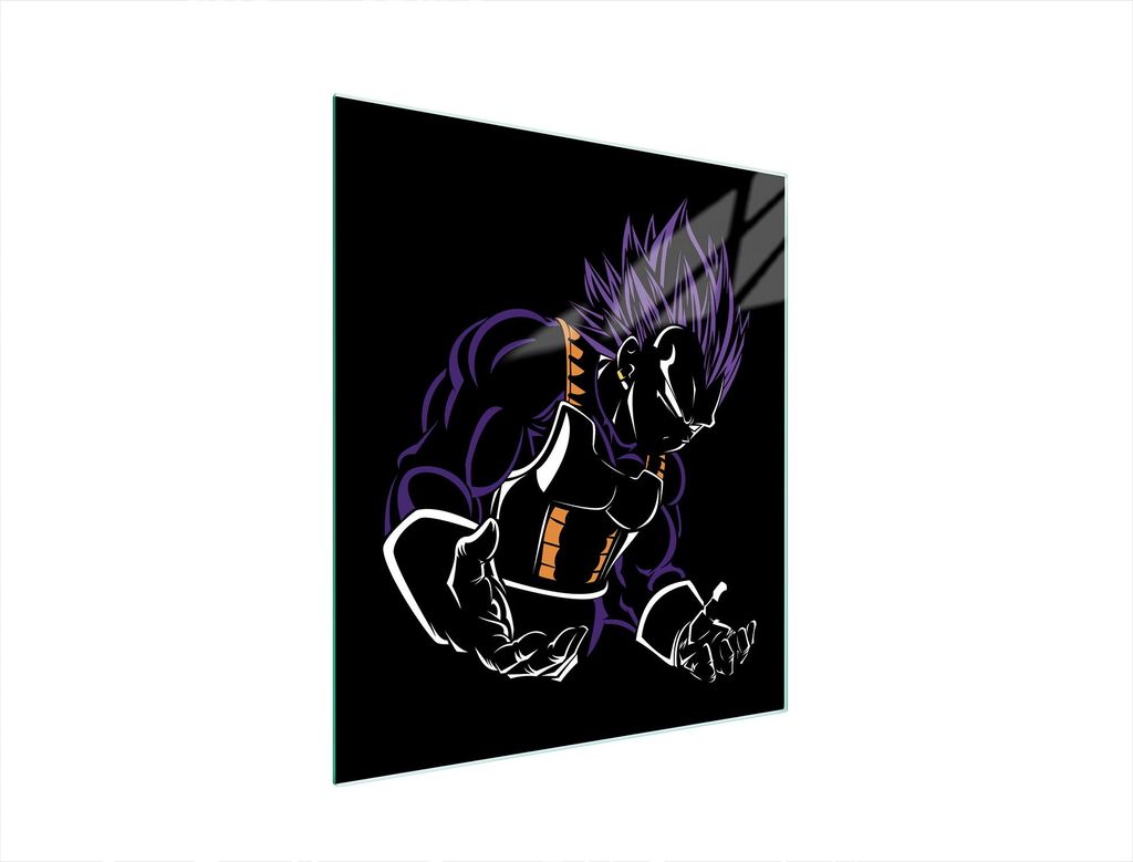 Schneidebrett Glas Anime 45x52 cm, Herdschutzplatte, Spritzschutz, hygienisch, mit Silikonfüßen