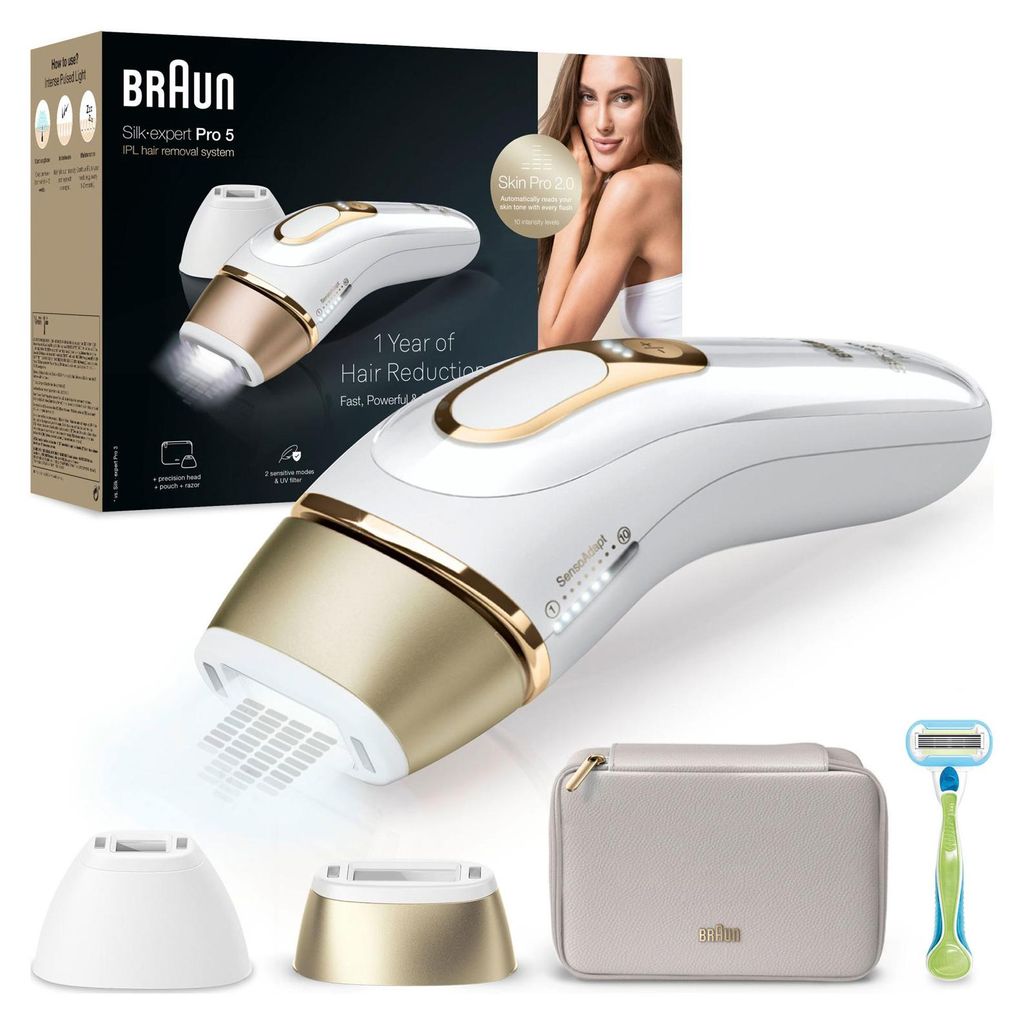 Braun PL5152, Zlato, Bílá, Intenzivní pulzní světlo (IPL), Obrázek produktu 