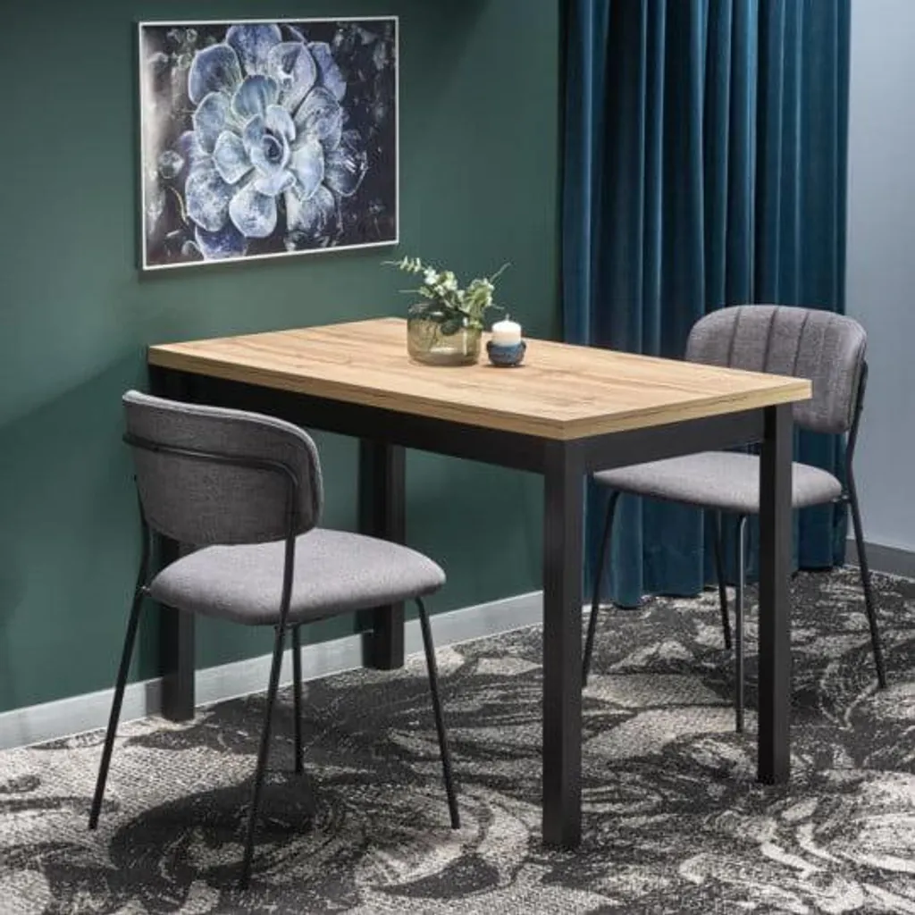 Table de repas non pliante Cobalt 80cm pour petit appartement - 6