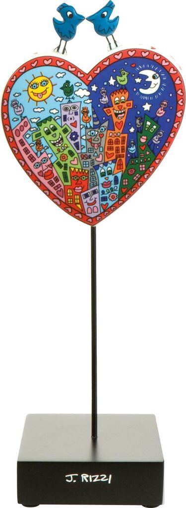 Goebel James Rizzi Love in the Heart of City (Figur,... Immagine del prodotto 