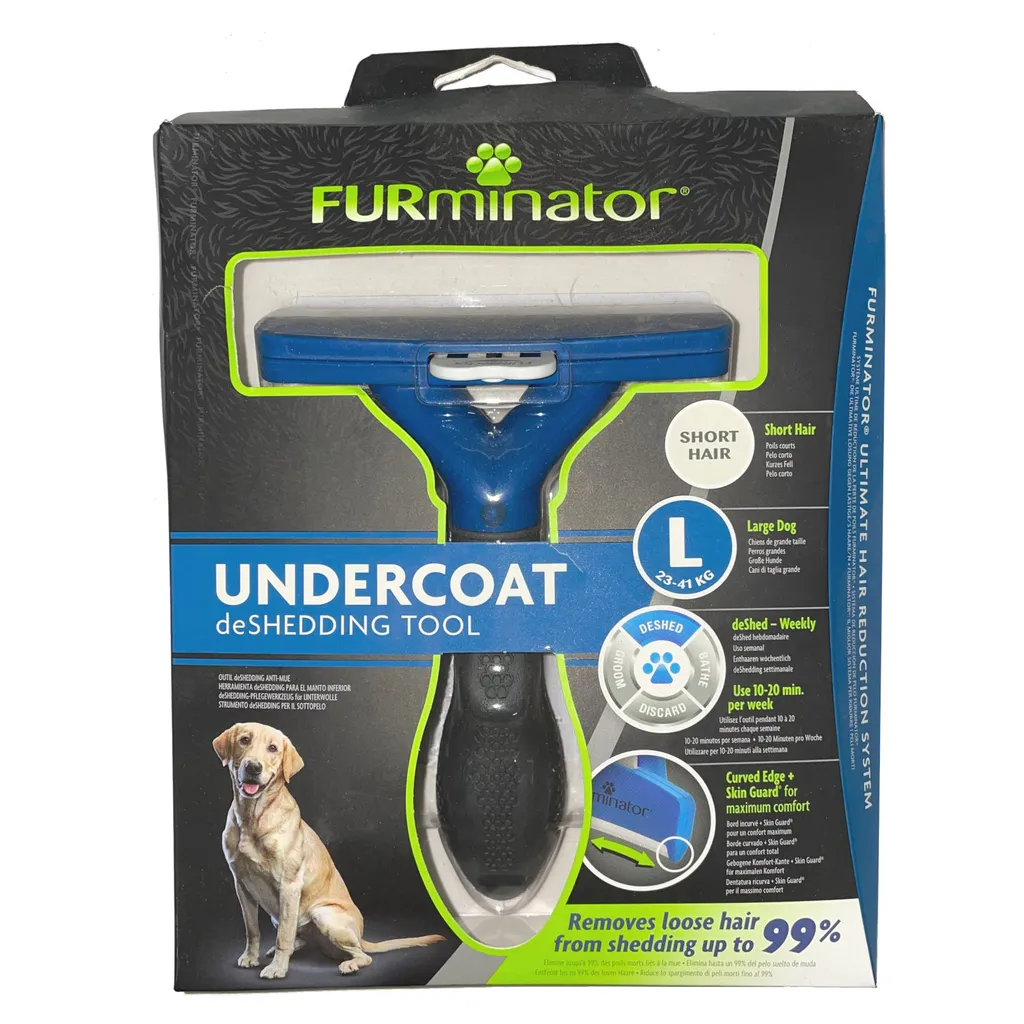 Furminator deShedding L Kurzhaar avec bouton FURejector et lame Inox