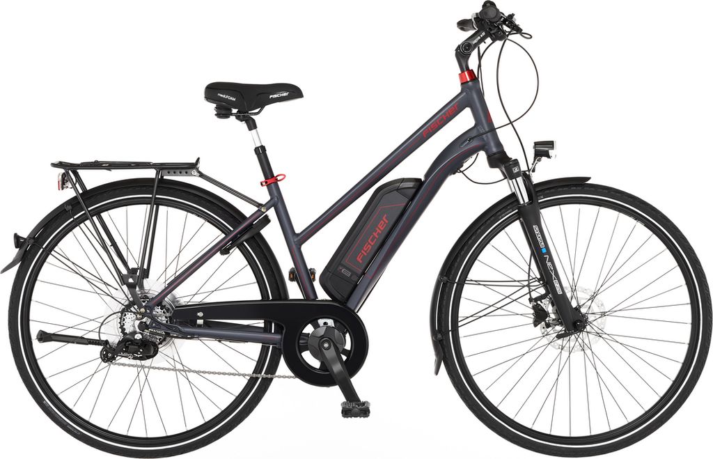 FISCHER Damen Trekking E-Bike VIATOR 1.0 - 28 Zoll, RH 44 cm, 422 Wh Geneneralüberholt