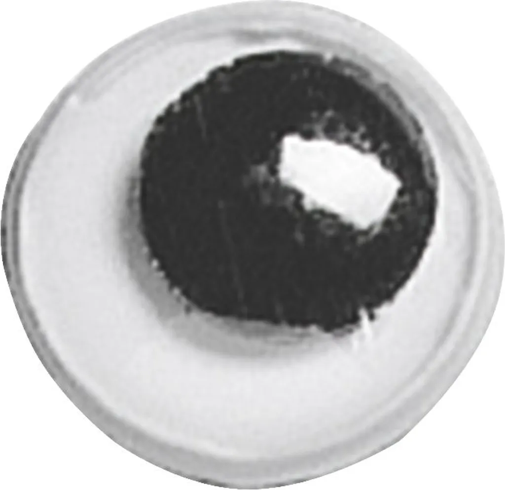 Yeux Mobiles à Coller de 10mm Ronds pour Bricolage Enfant et DIY Lot