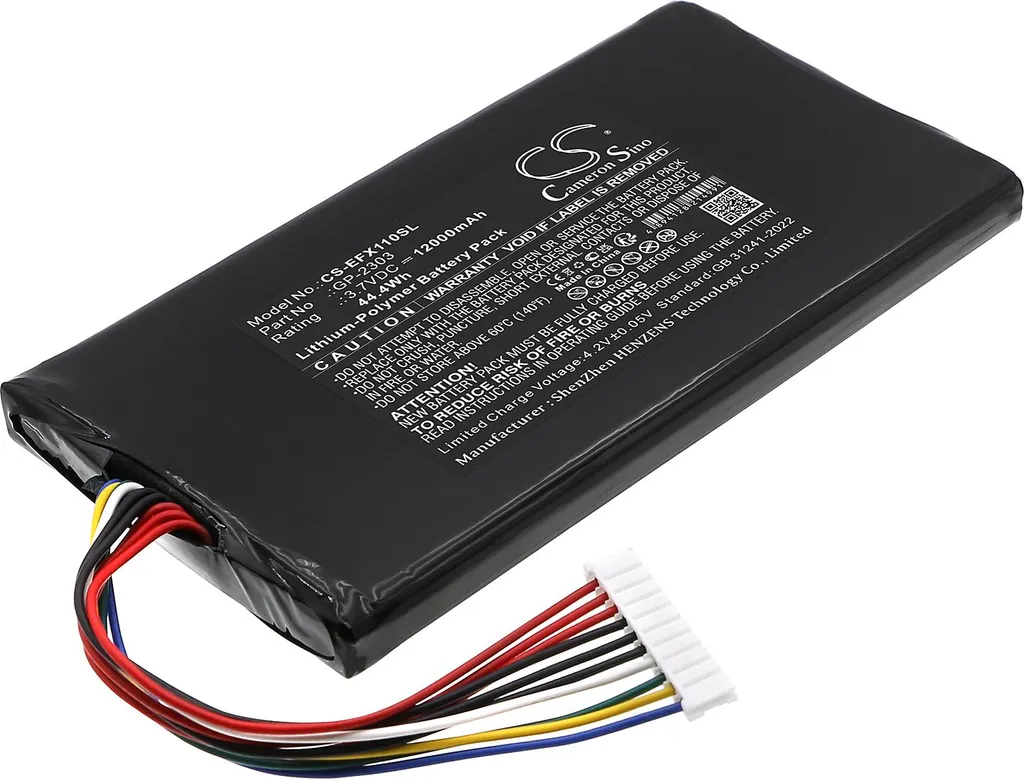 Ricambio Batteria EXFO EX10 10G | 12Ah 01WQ0037-19 TECHTEK Italia