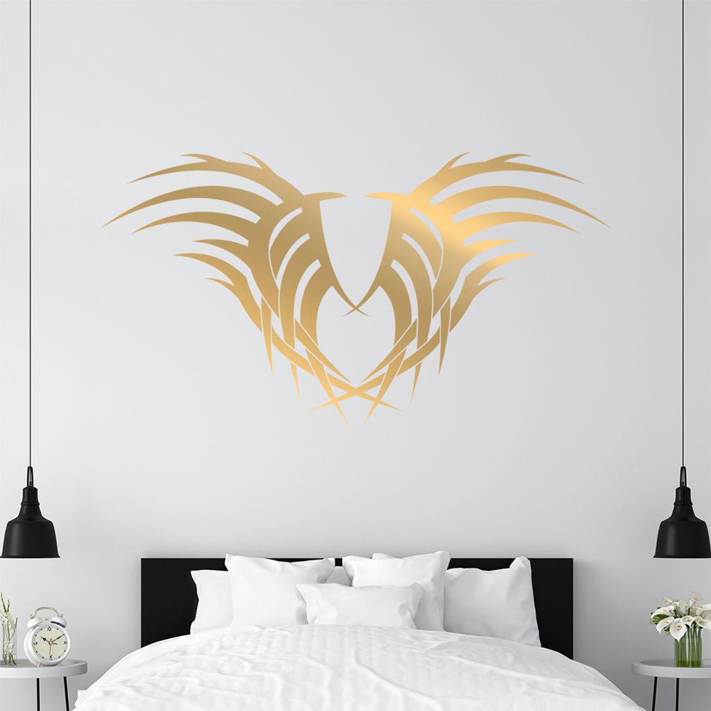 KIWISTAR Tribal geflochten Wandtattoo in 6 Größen - Wandaufkleber Wall Sticker - Dekoration, Küche, Wohnzimmer, Schlafzimmer, Badezimmer
