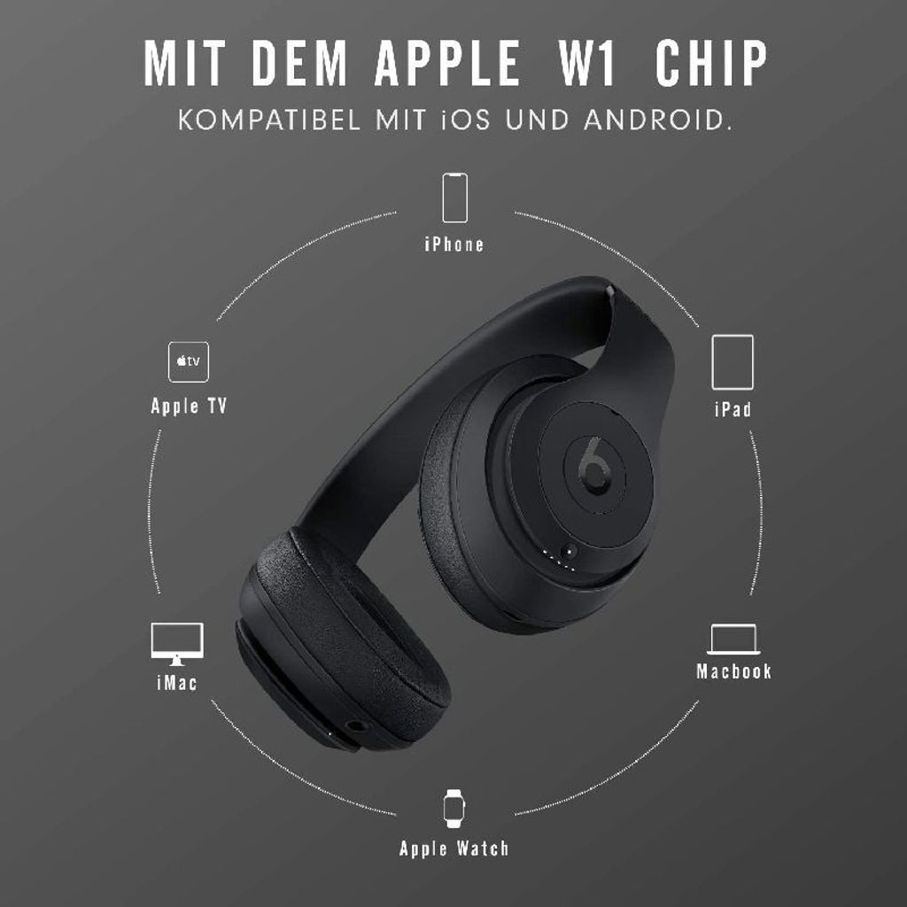 Beats Studio³ Wireless mattschwarz Obrázok produktu 21