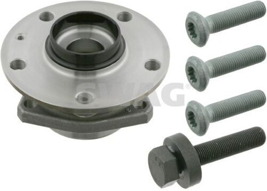 SWAG Radlagersatz Vorne Links Vorne Rechts für VW GOLF VI (5K1) Schrägkugellager 136mm 30 92 7342