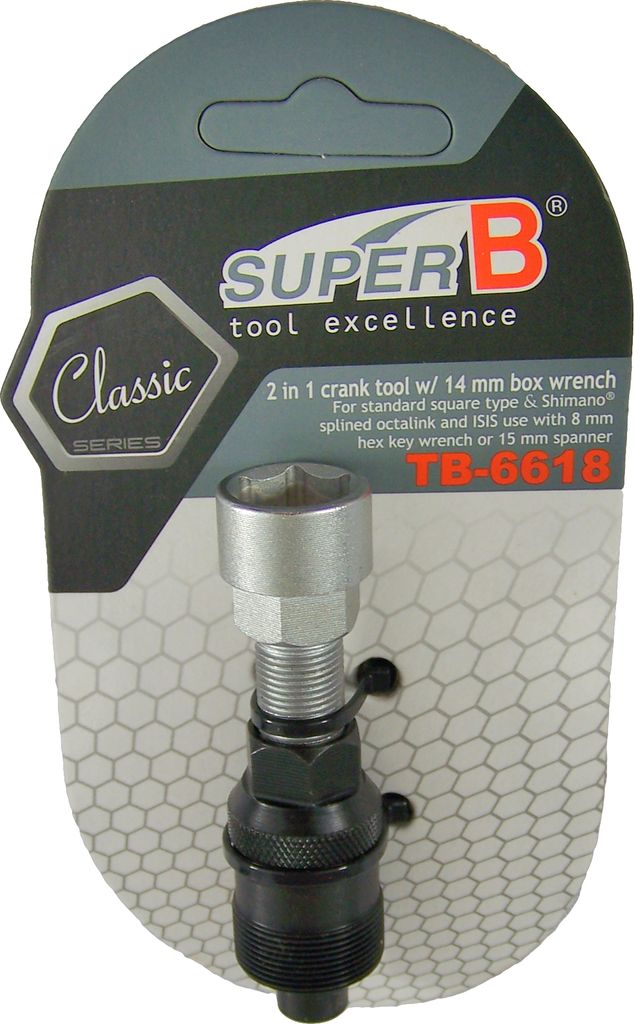 Super B Kurbelabzieher TB-6618 Vierkantlager Octalink ISIS Tretlager Abzieher