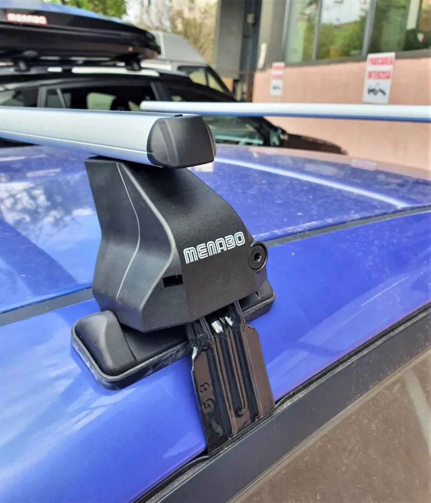 Offerta Barre Menabo Omega Toyota Prius III 130cm Alluminio Argento - 8