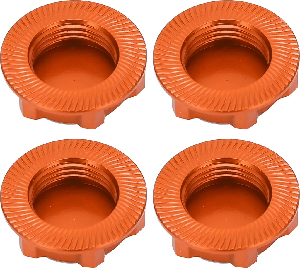 Écrous hexagonaux de roue anti-desserrage en alu pour modélisme RC 1/8