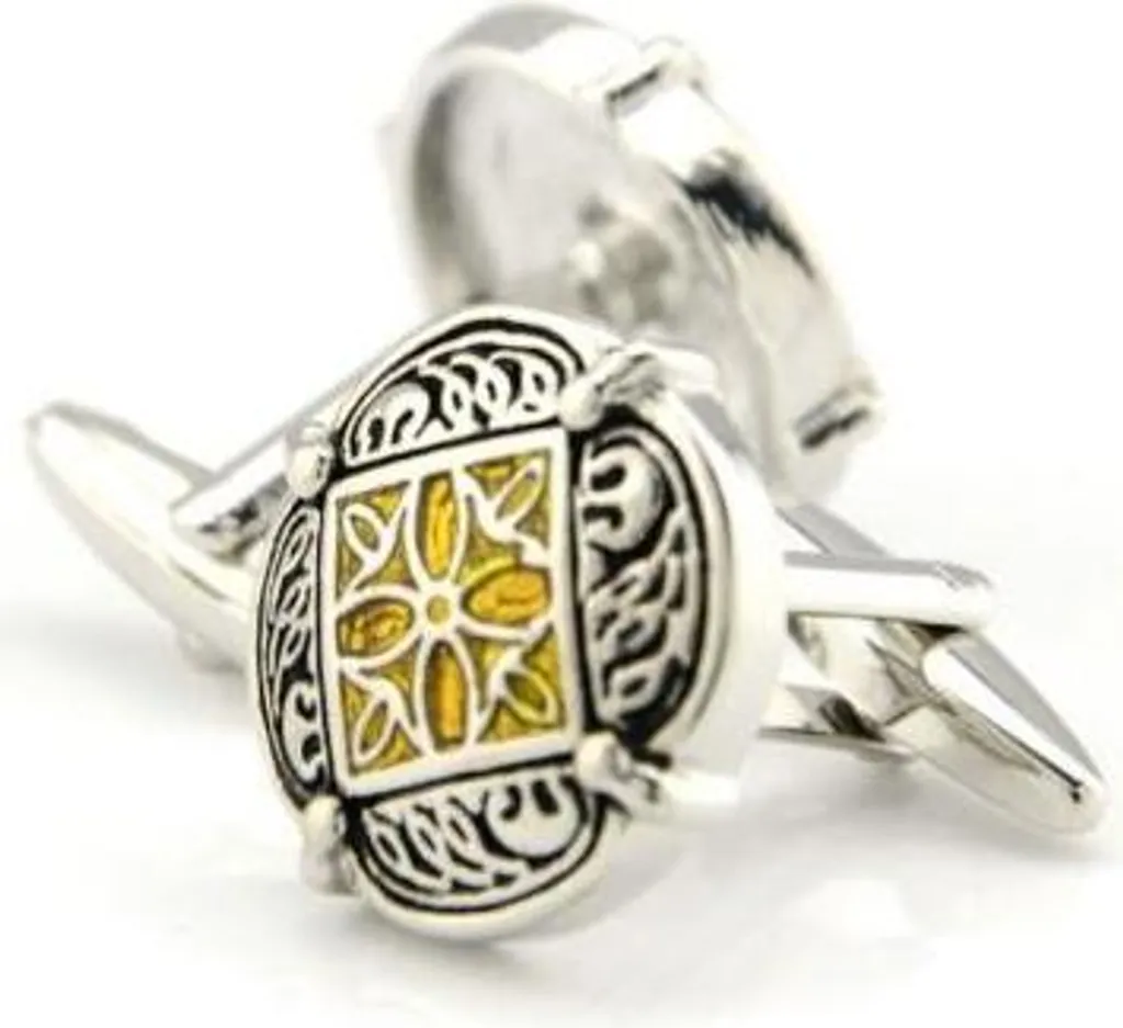 Boutons de manchette mariage or anti-ternissement fixation sécurisée