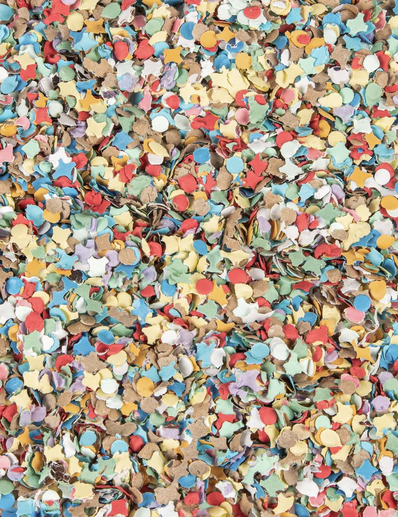 Konfetti Beutel bunt 10kg - Einheitsgröße