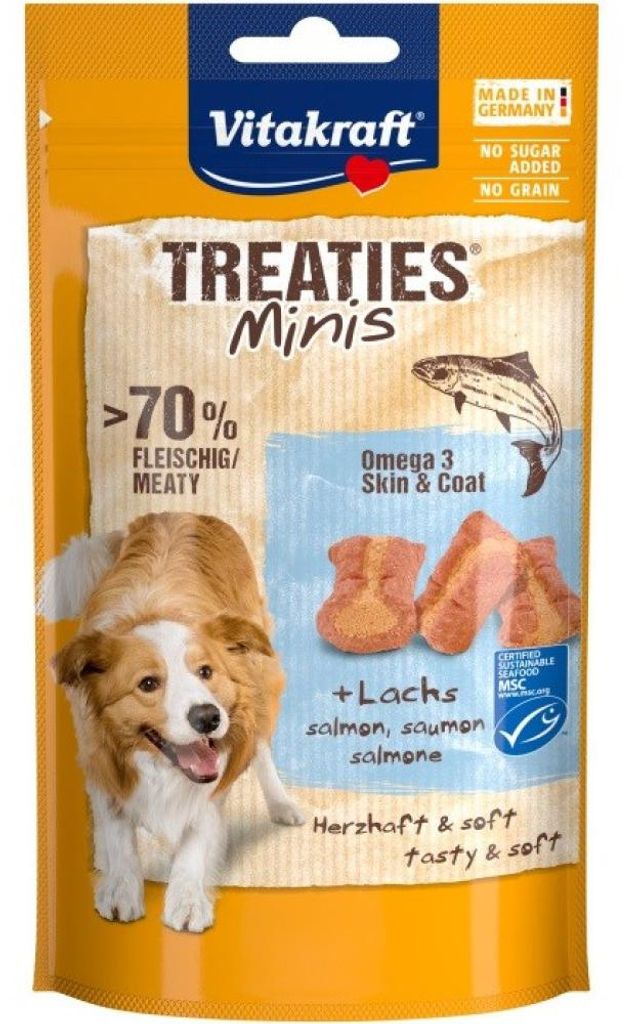 Przysmak dla psa VITAKRAFT TREATIES MINIS łosoś omega 3 48g Zdjęcie produktu 
