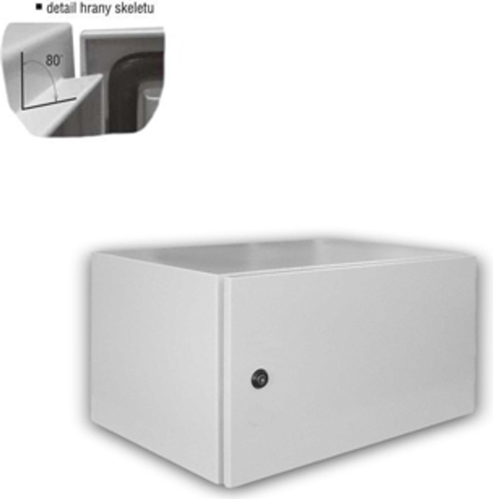 Datacom 19"venkovní rozvaděč 4U/600x400 IP65 šedý