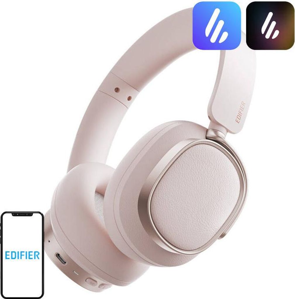 Edifier ES850NB, Verkabelt & Kabellos, 20 - 40000 Hz, Anrufe/Musik, 265 g, Kopfhörer, Pink