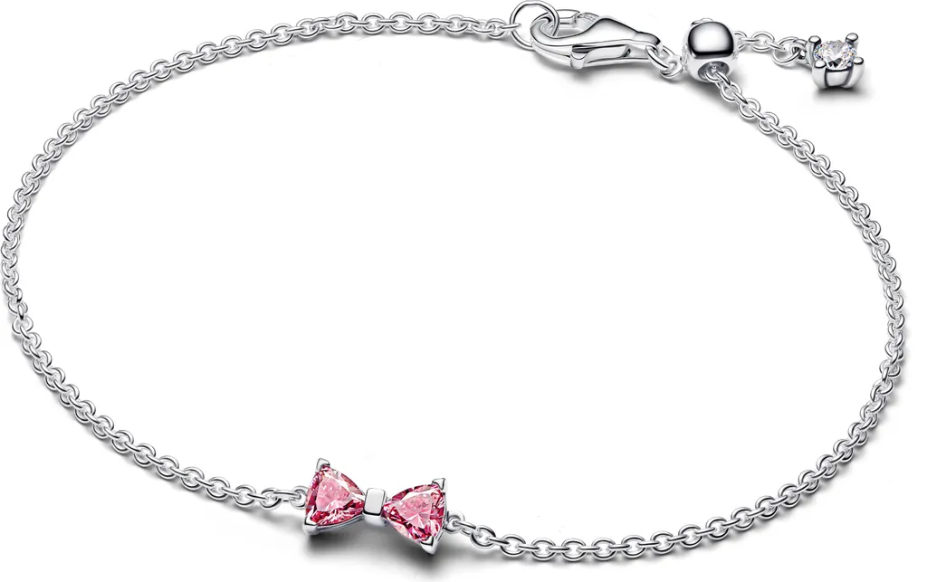 Bracelet Pandora Nœud Rosa 18 cm Argent - Bijou Durable pour Peau Sensible