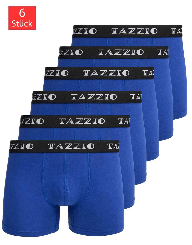 Tazzio Herren Boxershorts 6er Pack BS1010 (Sax, L) Produktbild 