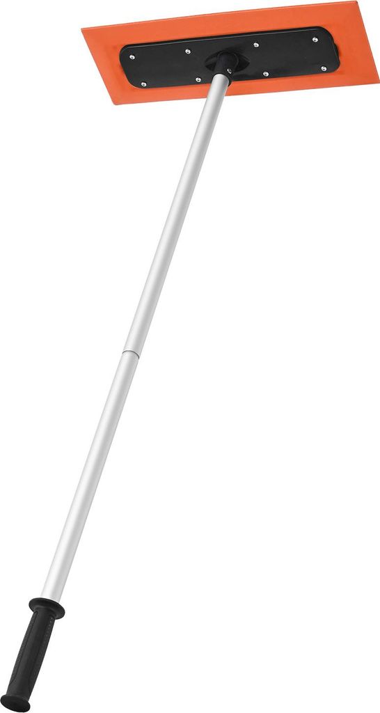 VEVOR Schneeschaufel Dach, 1,2 m langer Schneeschieber, 45 cm Schaumstoffklinge für keine Kratzer, rutschfester Griff, leichtes Schneeräumwerkzeu...