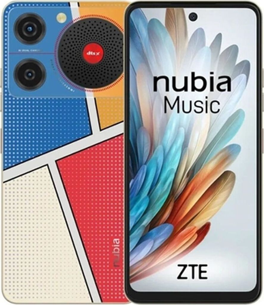 ZTE Nubia Musik 6,6" 128GB/4GB Dual SIM Pop Art Produktbild 