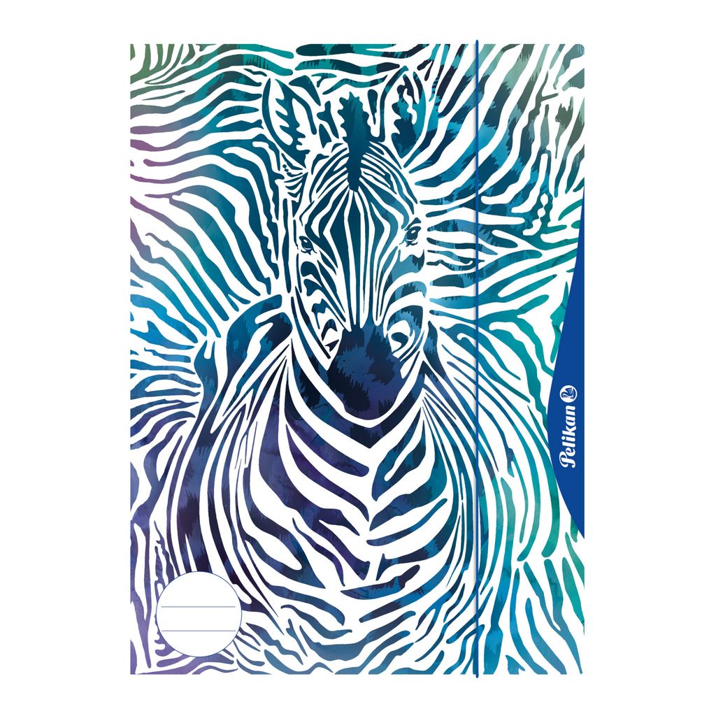 Pelikan Kombimappe 2in1, DIN A3, Zebra-Motiv Produktbild 