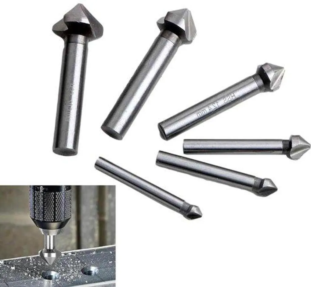 Jeu de 6 forets de précision HSS Titanium 63-205 mm pour bois et isolant