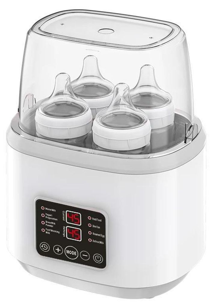 Baby-Flaschenwärmer - Multifunktionales All-in-One-Gerät - Fernbedienung - Große Kapazität - Sterilisation - Timer - PVC-frei - 220 V EU-Stecke...
